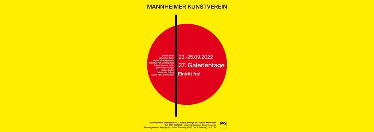 Kunstervein Mannheim - Galerientage